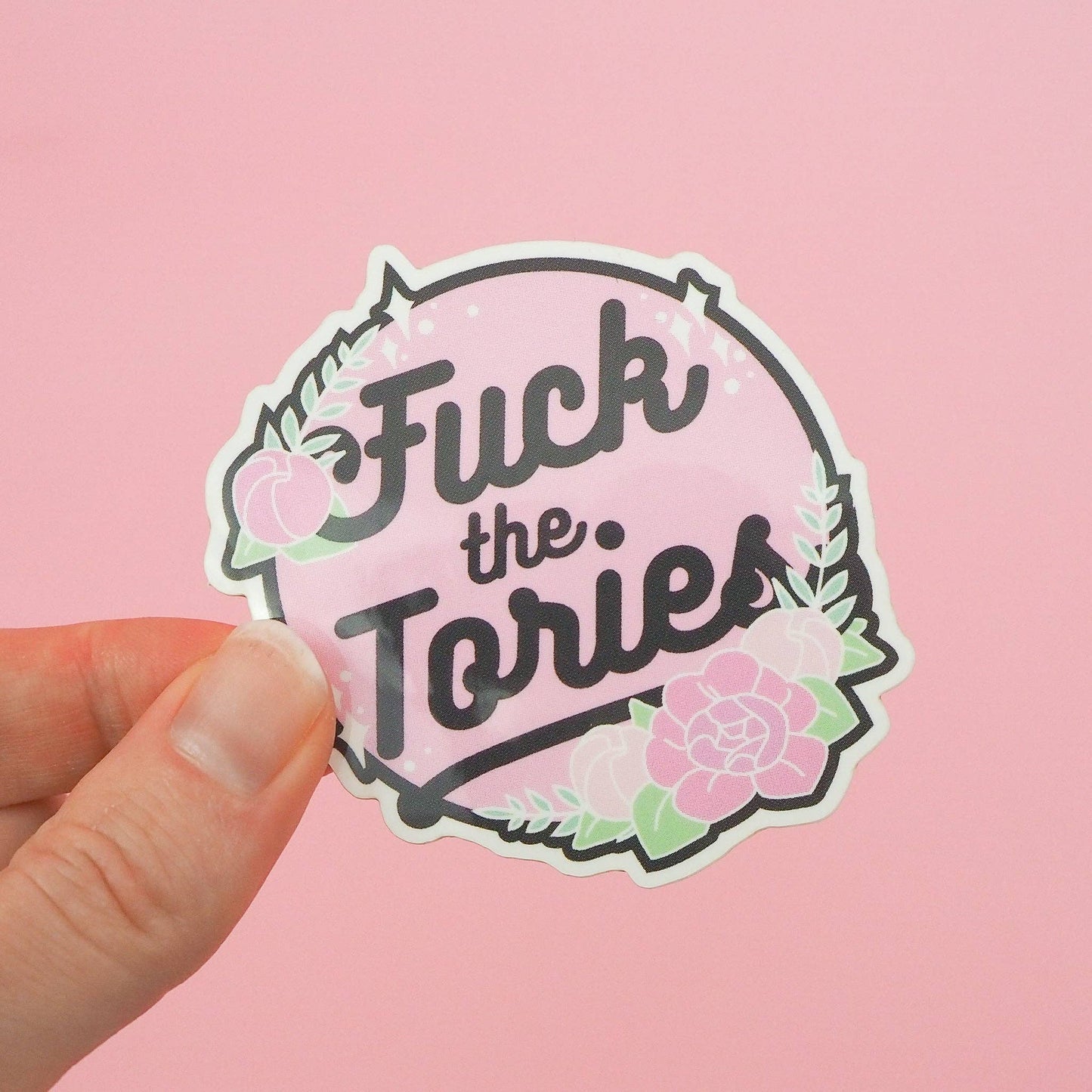 Fuck The Tories Vinyl Sticker