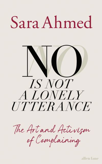 No Is Not a Lonely Utterance