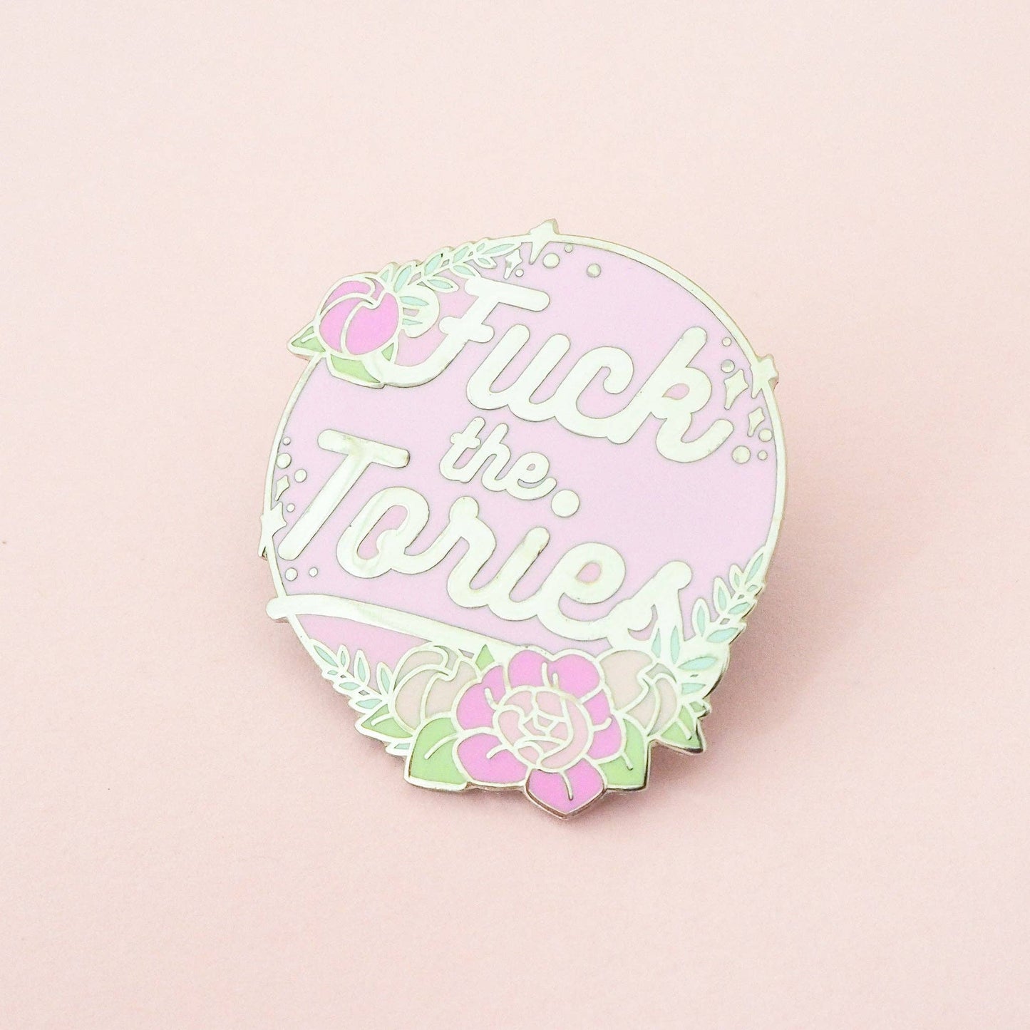Fuck the Tories Enamel Pin