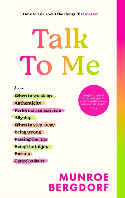 June 5th - Talk To Me : How to talk about the things that matter (Pre-order)